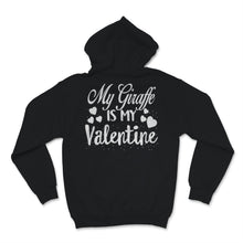 Load image into Gallery viewer, Valentines Day Kids Red Shirt My Giraffe Is My Valentine Funny
