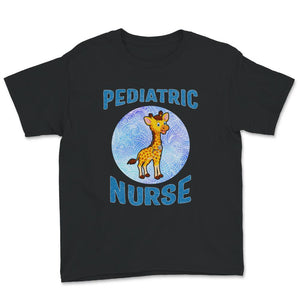 Pediatric Nurse Shirt, Cute Giraffe Lover, Gift For Women, PEDS Nurse