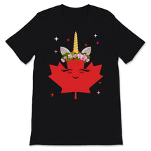 Load image into Gallery viewer, Canada Day Cute Unicorn Maple Leaf Magic Trendy Pattern Canadian Flag
