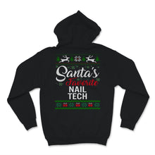 Load image into Gallery viewer, Santas Favorite Nail Tech Christmas Ugly Sweater
