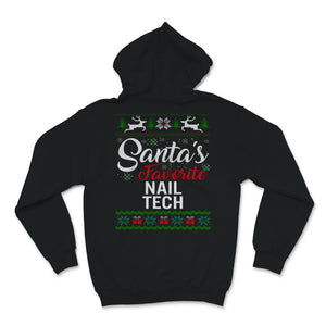 Santas Favorite Nail Tech Christmas Ugly Sweater