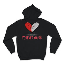 Load image into Gallery viewer, Valentine&#39;s Day Shirt Forever Yours Plush Heart Hug Couple Love
