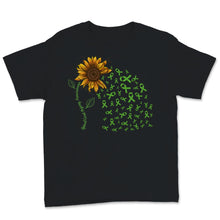 Load image into Gallery viewer, Spinal Cord Injury Awareness Sunflower Lime Green Ribbon Warrior
