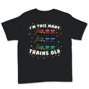 This Many Trains Old 3 Years Boy Kids Transportation Train Planes