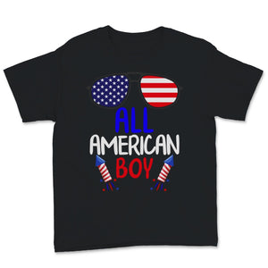 All American Boy 4th of July USA Flag Sunglasses American
