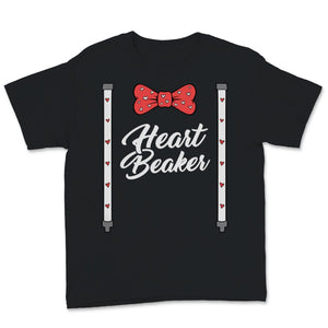 Kids Valentine Shirt Heartbreaker Valentines Day Gift For Boys