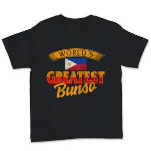 Funny Filipino Shirt, World's Greatest Bunso Shirt, Birthday Gift,
