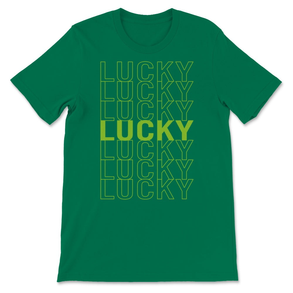 Saint Patrick's Day Lucky Irish Green Shamrock St Paddy Celebration