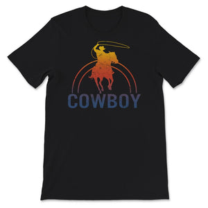 Cowboy Shirt, Rodeo Western Tee, Horse Riding Lover Gift Tee, Outdoor