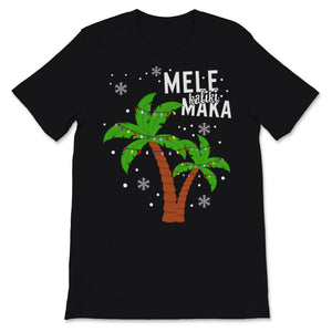 Mele Kalikimaka Shirt Flamingo Hawaiian Xmas Hawaii Merry Christmas