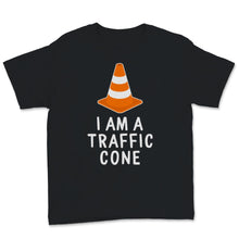 Load image into Gallery viewer, I Am A Traffic Cone Costume Easy Simple Halloween Costume Orange
