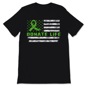 Donate Life USA American Flag Transplant Organ Transplantation
