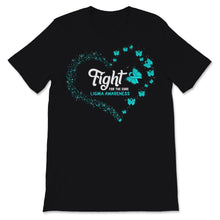 Load image into Gallery viewer, Fight For The Cure Ligma Awareness Blue Ribbon Butterfly Heart Loose
