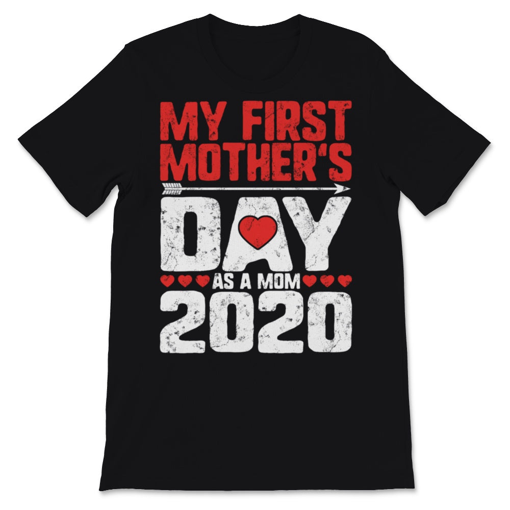 My First Mother's Day As A Mom 2020 New Mommy Baby Wife Love Red