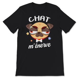 Chat T-shirt, Chat M'énerve, Mignon Chaton Tee shirt Pour Femmes