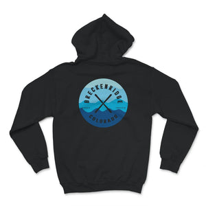 Breckenridge Colorado, Graphic Ski Equipment T-Shirt, Snowboarding