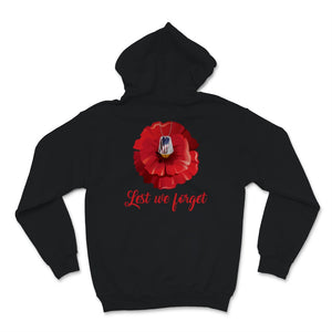 Veterans Day Lest We Forget Red Poppy Flower American Army USA