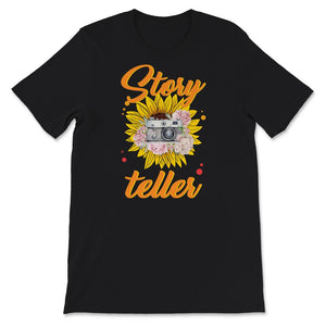 Story Teller, Photographer Gift, Camera Tee, Camera Lover,