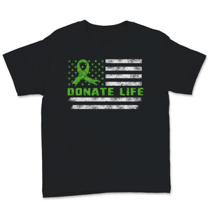 Donate Life USA American Flag Transplant Organ Transplantation