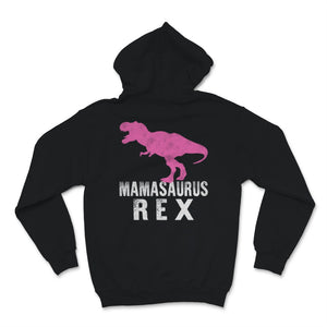 Mama Saurus Dinosaur Pink Silhouette T Rex Mother's Day Mom Mama