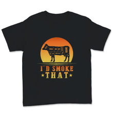 Load image into Gallery viewer, I&#39;d Smoke That Shirt BBQ Grilling Outdoor Beef Meat Smoker Grill
