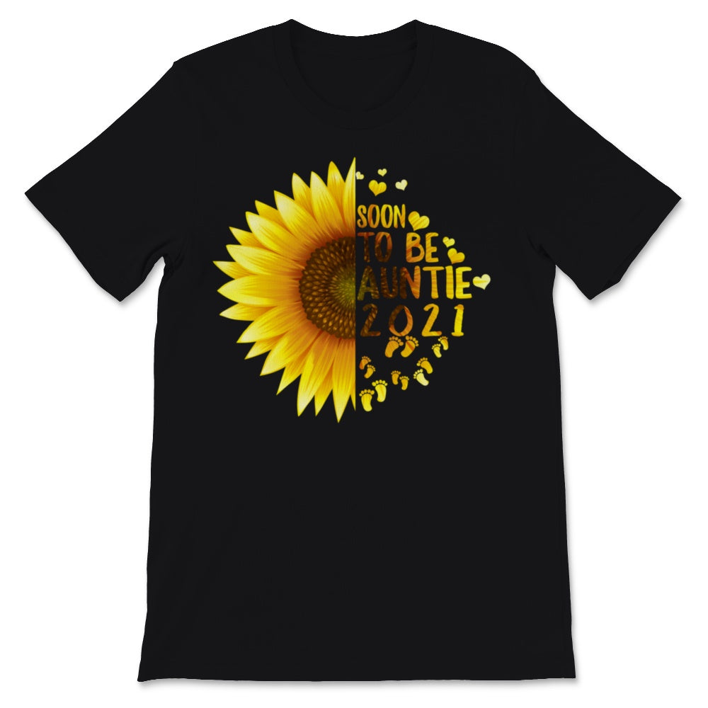 Soon To Be Auntie Est 2021 Best Aunt Shirt Pregnancy Announcement