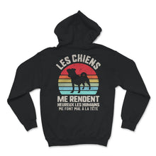 Load image into Gallery viewer, Chien Tee Shirt Les Chiens Me Rendent Heureux Les Humains Me Font Mal
