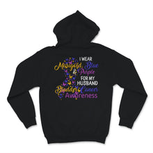 Load image into Gallery viewer, Bladder Cancer Awareness I Wear Marigold Blue And Purple Ribbon
