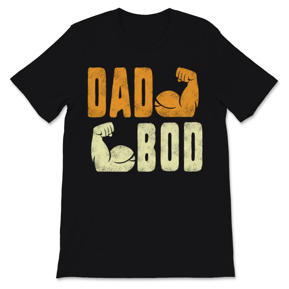 Dad Bod Muscle Building Gym Vintage Father's Day Gift for Dad