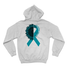 Load image into Gallery viewer, Scleroderma Awareness Sunflower Teal Ribbon June Systemic Sclerosis
