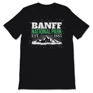 Banff National Park Canada Souvenir Conservation Retro Vintage Est