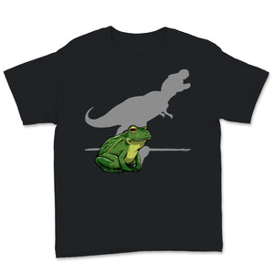 Cute Screaming frog Memes Funny T-Rex Dinosaur Shade Shadow Kids