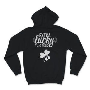 St Patricks Day Shirt Pregnancy Announcement Extra Lucky This Year