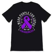 Load image into Gallery viewer, I Wear Purple For Lupus Awareness Ribbon Support Hippie Gift for
