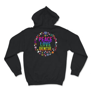 RDH, Peace Love Dental Shirt, Dental T Shirt, Dental Hygienist Gift,