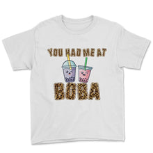 Load image into Gallery viewer, You Had Me At Boba, Cute Kawaii T-Shirt, Bubble Milk Tea Tee, Bubble
