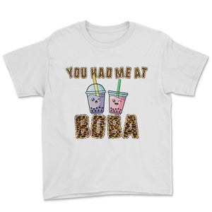 You Had Me At Boba, Cute Kawaii T-Shirt, Bubble Milk Tea Tee, Bubble