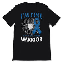 Load image into Gallery viewer, Hashimoto Disease Awareness I&#39;m Fine Warrior Blue Paisley Ribbon

