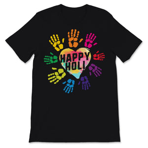 Happy Holi Colorful Hands Print Colors India Dance Hindu Spring