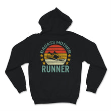Load image into Gallery viewer, Badass Mother Runner Mother&#39;s Day Vintage Sunset Funny Running Mama

