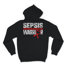 Load image into Gallery viewer, Sepsis Warrior Heart Red Ribbon Awareness Faith Warrior Support
