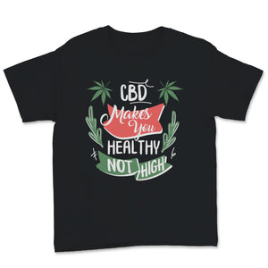 CBD Makes You Healthy Not High Cannabidiol CBD Oil Awareness Plants