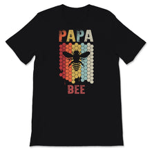 Load image into Gallery viewer, Papa Bee Shirt, Father&#39;s Day Gift From Granddaughter, Beekeeping
