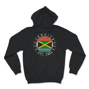 Jamaica Flag Shirt, Vintage Kingston Jamaica Est. 1962 Souvenir Gift,