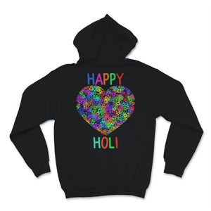 Happy Holi Colorful Heart Hands Print Colors India Dance Hindu Spring