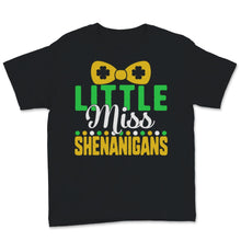 Load image into Gallery viewer, St Patrick&#39;s Day Little Miss Shenanigans Girls Cute Shamrock Luck
