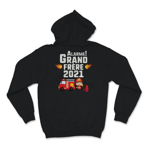 Enfant Alarme Grand Frère 2021 TShirt Annonce de Grossesse Cadeau
