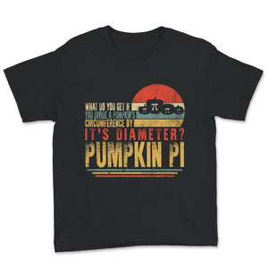Halloween Pumpkin Pi Shirt, Pi Symbol Tee, Funny Pumpkin Pi Math