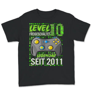 Level 10 freigeschaltet fantastisch seit 2011, 10. Geburtstag Gaming,