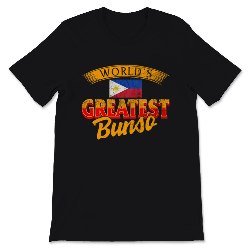Funny Filipino Shirt, World's Greatest Bunso Shirt, Birthday Gift,